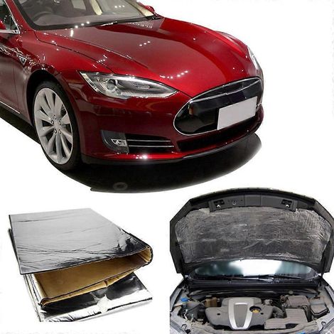 Tapis insonorisant pour voiture, isolation du capot, capot moteur, tablier, maintien au chaud (1/4)