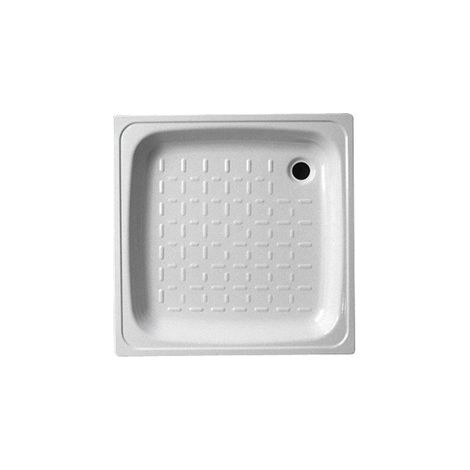 PIATTO DOCCIA IN ACCIAIO BIANCO cm. 70 x 70 x H. 8 SMAVI