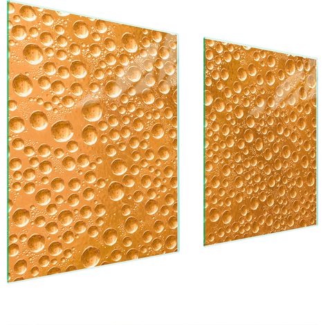 GLASSCHUTZPLATTE FÜR HERD 85x52 DROPS (1/5)