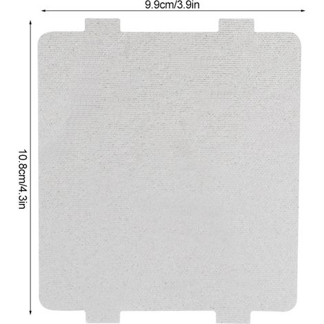 Ortviai Plaque en mica renforcée pour four micro-ondes – 10 pièces, 108 x 99 mm, haute résistance thermique (1/4)