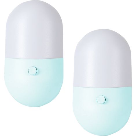 Veilleuse Murale - Capteur Crépusculaire Automatique - 2 Niveaux de Luminosité 30 lm / 60 lm - Pour Chambre Couloir Toilettes - 1 Pièce (1/5)