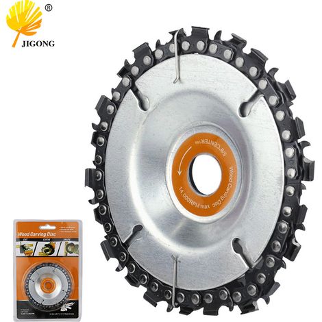 Disque à chaîne de 10 cm pour meuleuse d'angle, disque à chaîne pour scie à bois, disque à chaîne pour meuleuse d'angle