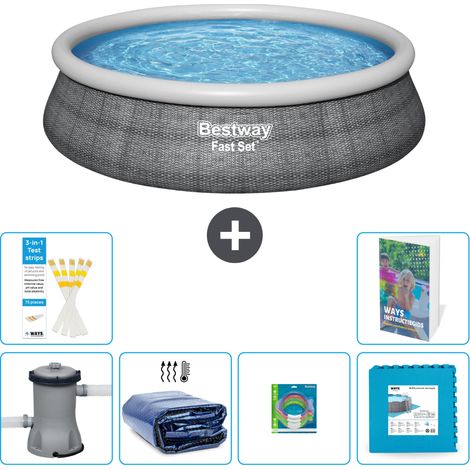 Bestway Bestway Fast Set Ronde - 457x84 cm - 7-pièces S229 (1/5)