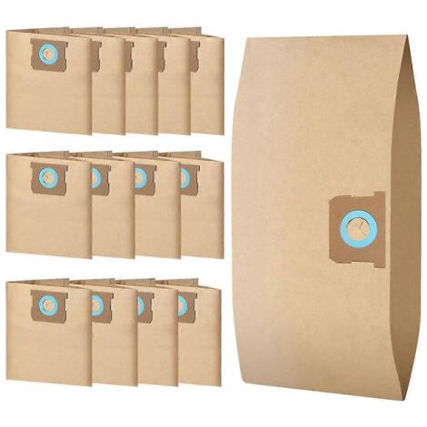 Lot de 14 sacs DXVA19-4104 pour aspirateur eau et poussière DEWALT de 5 à 8 gallons, sacs jetables pour aspirateur d'atelier, sacs à poussière de rechange