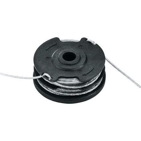 Bosch F016800351 Nachfüllpackung und integrierte 6 m lange Spule mit 1,65 mm Durchmesser Faden für Rasentrimmer (1/5)
