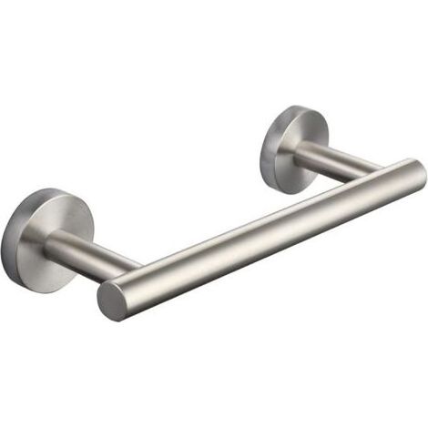 Barre Serviette Salle de Bain 23 cm en Acier Inoxydable Porte Serviette Murale Nickel Brossé Z-V-D (1/5)