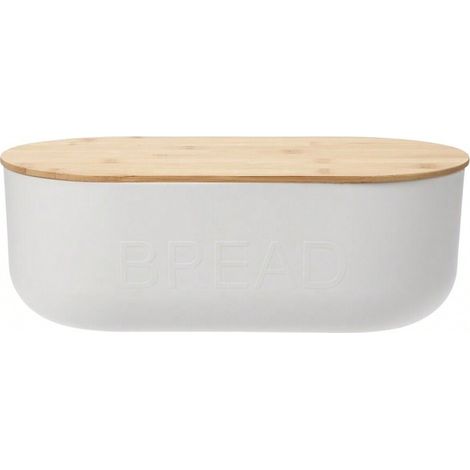 Boîte de rangement à pain en plastique, boîte à pain hermétique avec couvercle, bac de conservation alimentaire pour cuisine, grand récipient de stockage, solide et pratique.