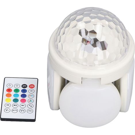 Plafonnier LED Bluetooth 48W 85–265V E27 RGBW avec télécommande et fonction musicale pour la décoration de fêtes (1/5)