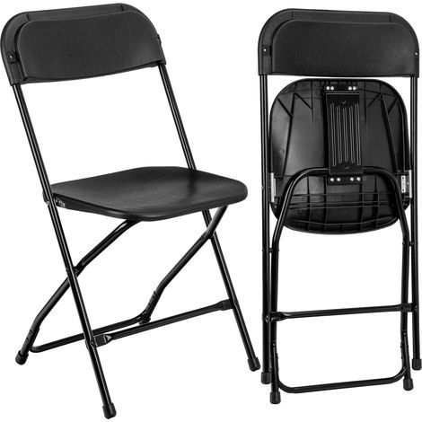 sedia pieghevole da catering SIMPLO BLACK nera