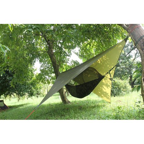 ParaCity - Camping Shelter Tent, Waterproof Tarp, Rain Shelter, Fly Shelter, Hammock, Lightweight Tarp for Camping and Hiking (1/5)