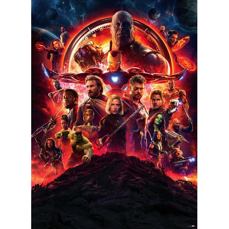 Komar Avengers Infinity War Movie Poster 184 x 254 cm, Papier peint panoramique 4-4126, photomurale sur intissé (1/3)