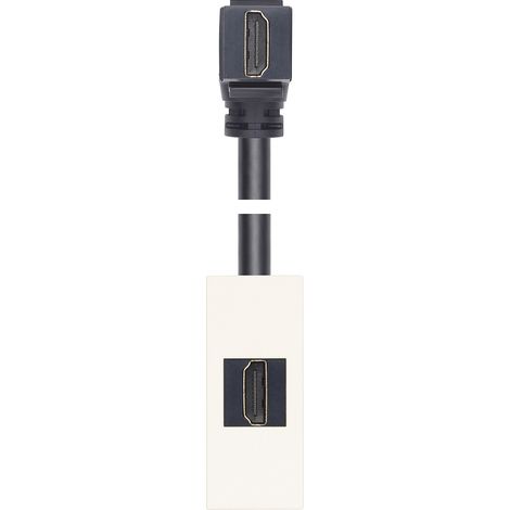 VIMAR - 30346.HB Presa HDMI 2.1b con cavo a 90° bianco