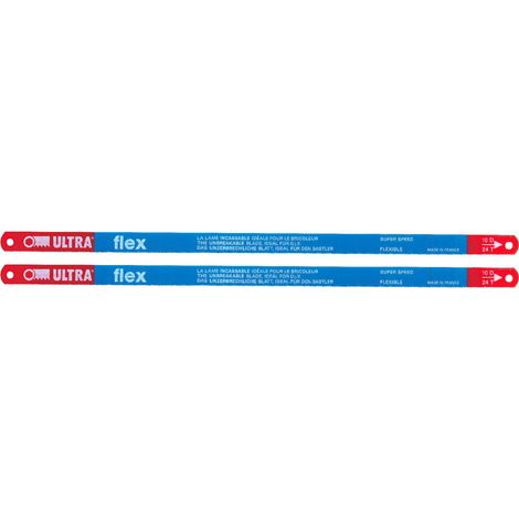 Lames de scie à métaux X 2, longueur 31 cm, Ultra-flex - AUTOBEST