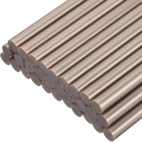 30pcs Mini Bâtons De Colle Chaude 11mm x 100mm Colle Forte Grands Bâtons De Colle Chaude Pour Pistolet, jaune clair Gold (1/5)