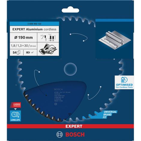 Bosch EXPERT Kreissägeblatt Aluminium, 190x30 mm, Z54