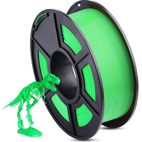 MINKUROW Filament 1,75 mm, Pla Plus 3D-Drucker-Filament, Maßgenauigkeit +/- 0,03 mm, 1-kg-Spule (2,2 Lbs) 3D-Drucker-Filament für 3D-Drucker, hellgrün (1/5)