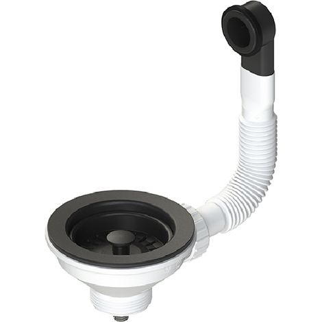 PILETTA 114 MM PER LAVELLO CON FORO 90 MM COLOR- Nero- DH- pezzi 1