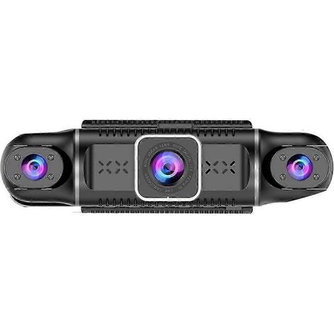 Caméra embarquée 360° avec GPS et Wi-Fi, 4 caméras, enregistreur vidéo 1080p, caméra de recul avec vision nocturne, accessoires auto de haute qualité. WHBYV (1/4)