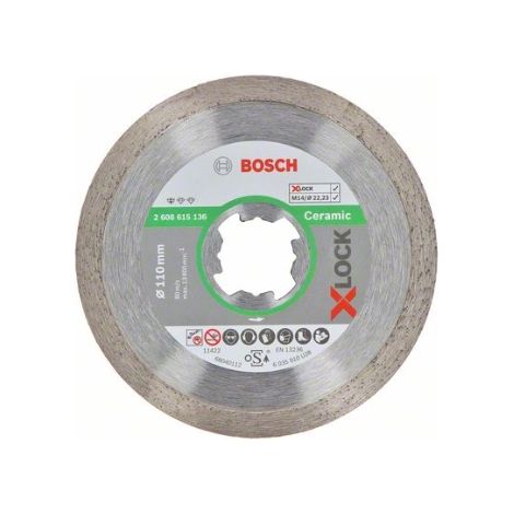 Bosch  X-LOCK  disco  de  diamante  Standard  for  Ceramic  110  x  22,23  x  1,6  x  7,5  mm  -  2608615136 (1/5)