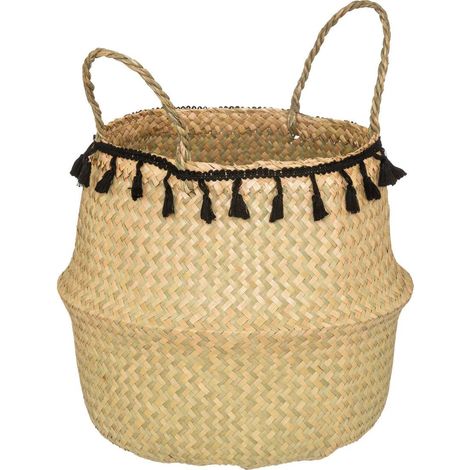 Atmosphera – Coffre pliable Alina en canne noire 30 cm – Design élégant pour rangement ou décoration intérieure – Pliable et léger 0,22 kg (1/3)