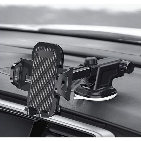 Support de téléphone portable pour voiture, ventouse de sortie d'air de voiture, support fixe de navigation de voiture multifonction universel (1/4)