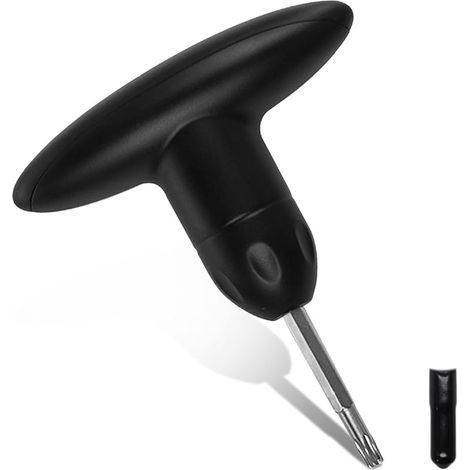 Clé Molette Club Golf Noir avec Tête protection, Outil Dynamométrique Golf pour Régler Réparer Pôle Golf, Adaptateur Arbre Golf Outil Remplacement, Tournevis Manche pour Régler et Réparer (1/5)