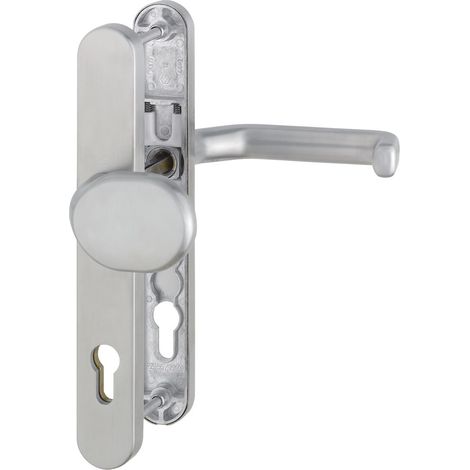HOPPE® Schutz-Wechselgarnitur mit Schmalschild Liverpool E86G/3358/3357N/1313G, Edelstahl, 2903342 (1/2)