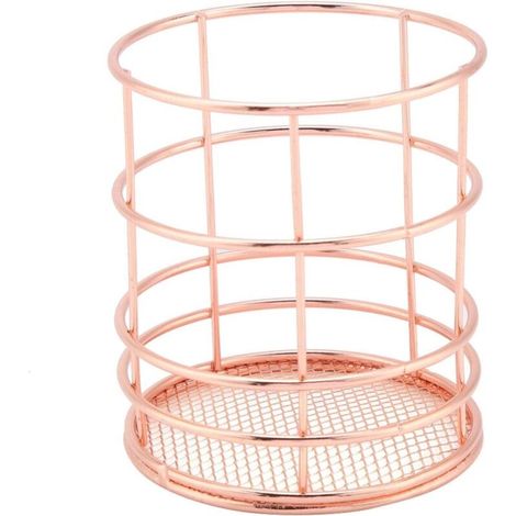 Panier de rangement en fer or rose (S-cylindrique)-Fei Yu (1/5)