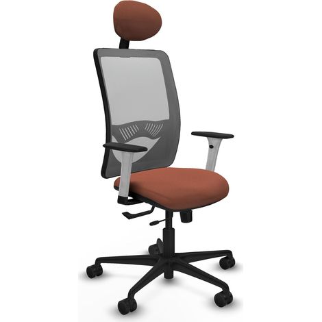 Chaise de bureau piqueras y crespo Zulema blanc support lombaire (1/2)