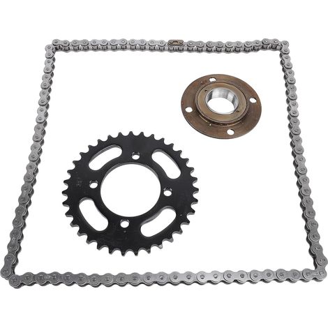 Chain and Sprocket Kit, 420 Steel, 76 Links, Rear Sprocket 420, 35 Links (1/5)