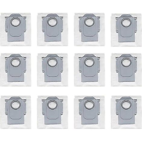 12PCS Sac à poussière pour Roborock Q8 Max Pro / Q8 Max Pro+/ Q8 / Q8+ Accessoires Replacements (1/5)