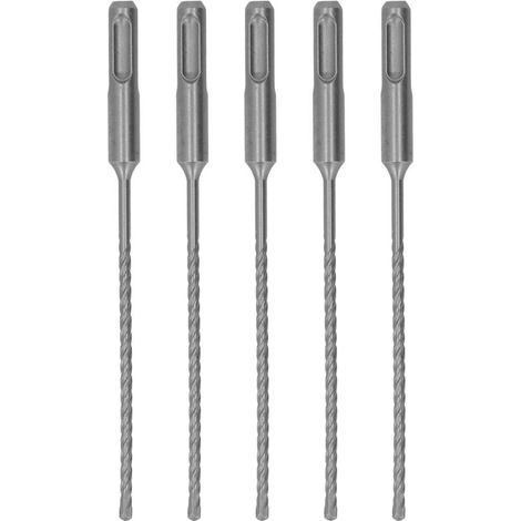 160 mm langes, zweischneidiges, selbstzentrierendes Spanplatten-Set für Mauerwerksanwendungen, 5 Stück Schnellauswurf-Späne für Hausbesitzer (4 mm)
