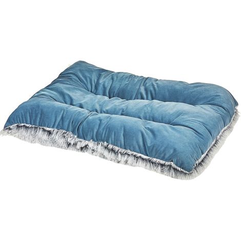 Tierbett ERGANI Samtstoff Blau (1/5)