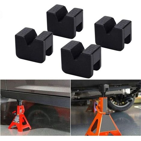 Coussinet en caoutchouc pour cric 4 pièces 63×50×44mm pour cric Coussinet en caoutchouc universel pour voitures/SUV Robuste et pratique (1/4)