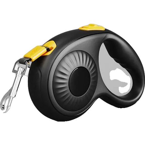 Hundeleine, Schnellverschlussmechanismus, Langlebige Konstruktion, 3M, schwarz (1/2)