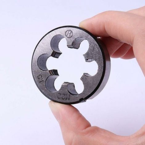 Filières métriques,M22 X 1.5mm métrique droite fil main Die, 1pc (1/4)