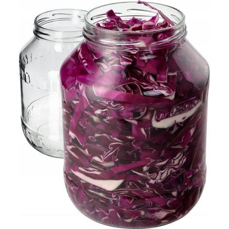 KADAX Weckgläser 2,5L, Einmachglas zum Einlegen, fi100 mm, Einmachgläser, Sturzglas, Vorratsglas, Gu