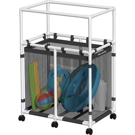 Basic Pro Pool Storage Basket 397 L Storage Container for Swimming Pool, Net, Fries, Toys (1/5)