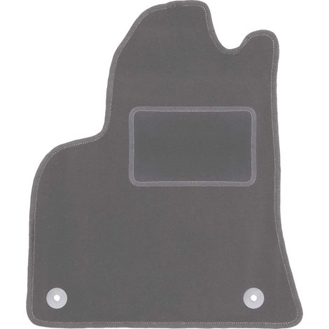 Tapis de sol conducteur en velours pour : Peugeot 3008 I monospace (2009-2016) graphite