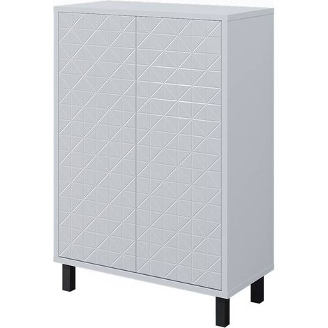 Armario mediano Agasta, Blanco, 56.2 x 83.2 cm, Vicco