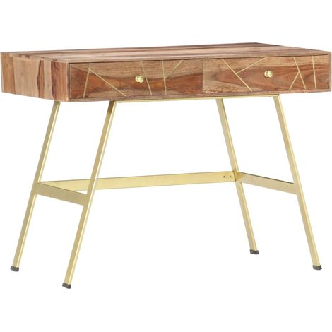 Scrivania con Cassetti 100x55x75 cm Legno Massello di Acacia vidaXL
