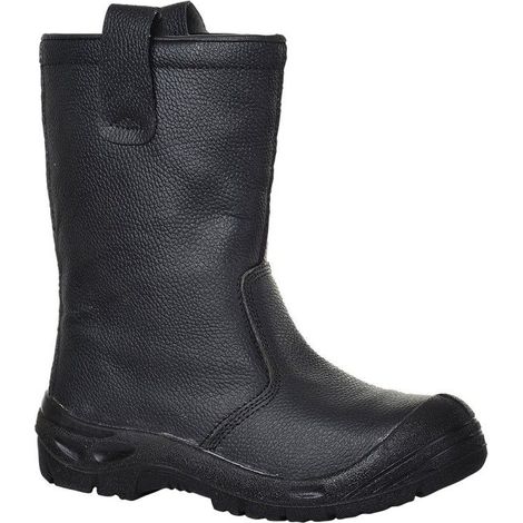 Bottes de sécurité Portwest Rigger S3 SRC avec surembout CI Noir 47 (1/2)