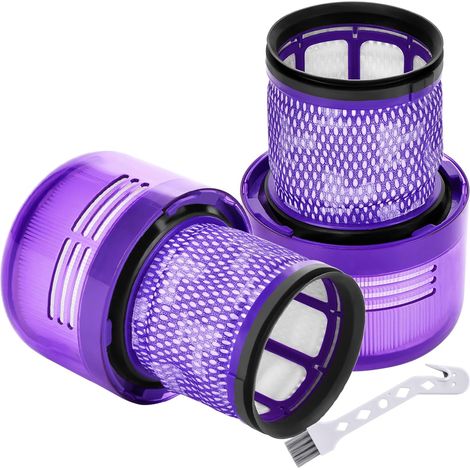 2 Pack Filtre pour Dyson V11 SV14 V15 SV22 ,Lavables Filtres de Remplacement pour Aspirateur Dyson V11 SV14 Absolut Remplacer Part  DY-970013-02