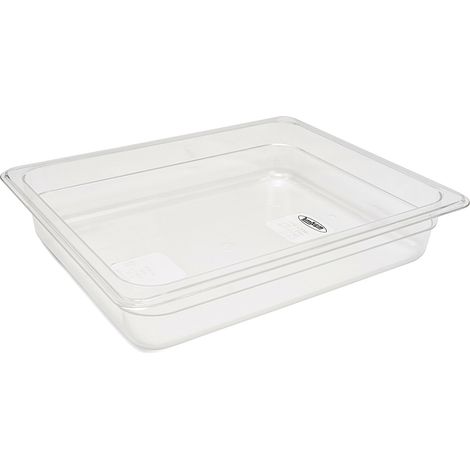 Bac gastronorme - 1/2 GN - 6,5cm de profondeur - Polycarbonate - Maxima
