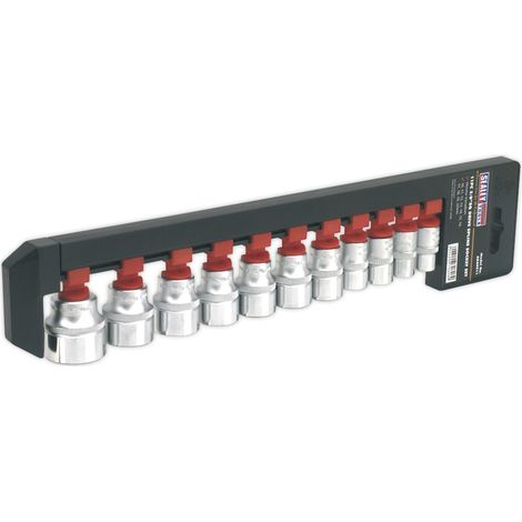 Sealey Premier Total Drive® Socket Set 3/8""Sq Drive 11pc AK69911