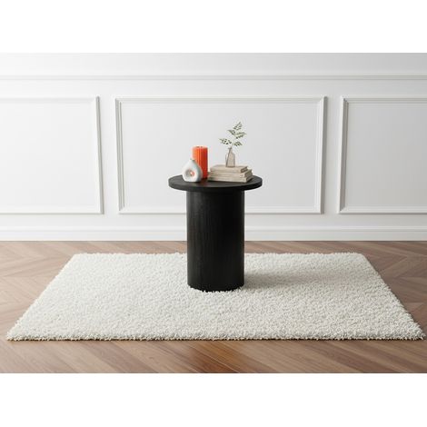 BOBOCHIC - Table basse D.40 cm GIGI bois massif de manguier noir (1/5)