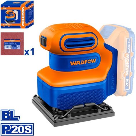 Ponceuse sans fil WADFOW WRAP5010 20V base 110x100mm (1/4)