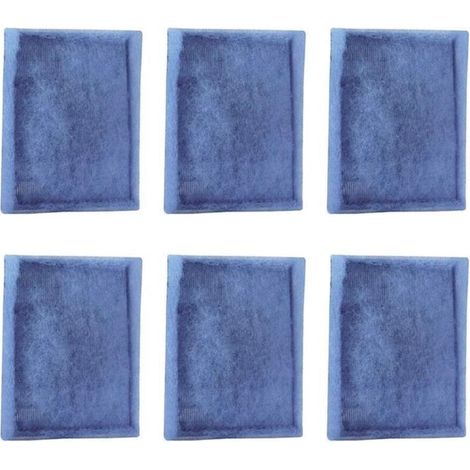 6er-Pack Ersatzfilter, kompatibel mit Aqua-Tech EZ-Change 3 Aquarienfiltern und Aqua-Tech 20-40 und 30-60 Elektrofiltern.