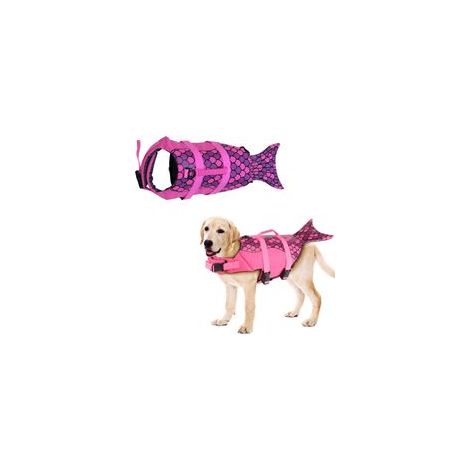 Combinaison de sécurité pour chien - Rose rouge - Taille S (1/5)
