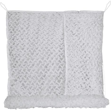 Filet Camouflage,Filet De Camouflage Blanc Neige,Double Épaisseur Couverture De Chasse pour Se Protéger du Soleil,Idéal pour Jardin,Fête,Bar,Tir,Dissimulation Décoration De Chasse (1/5)